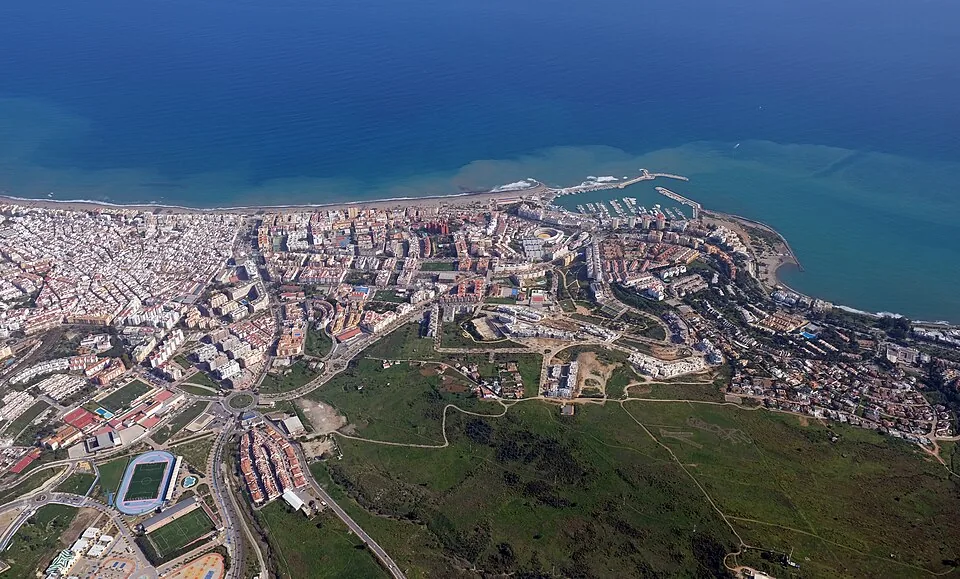 Zicht op Estepona