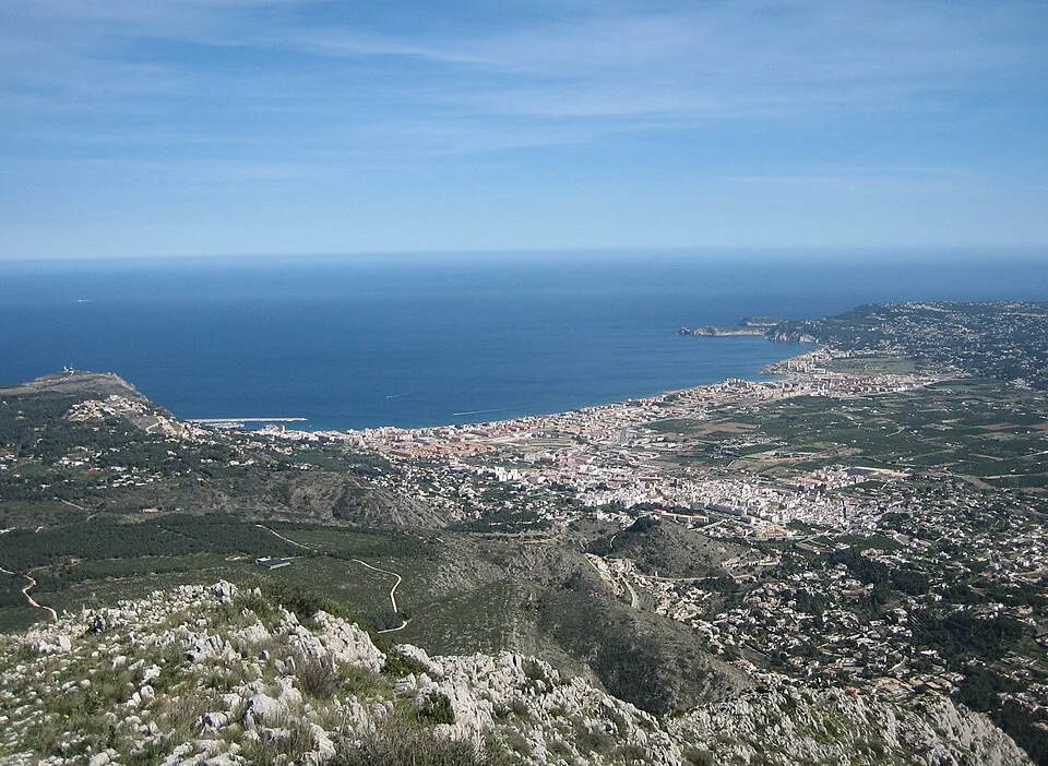 Zicht op Jávea / Xà bia
