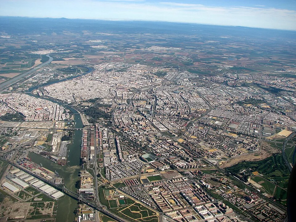 Zicht op Sevilla