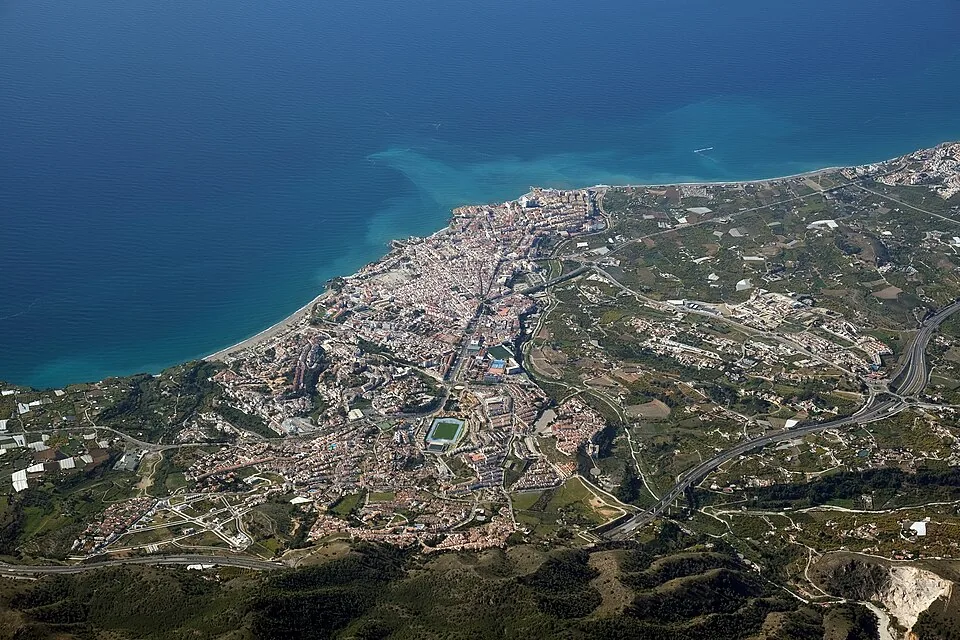 Zicht op Nerja