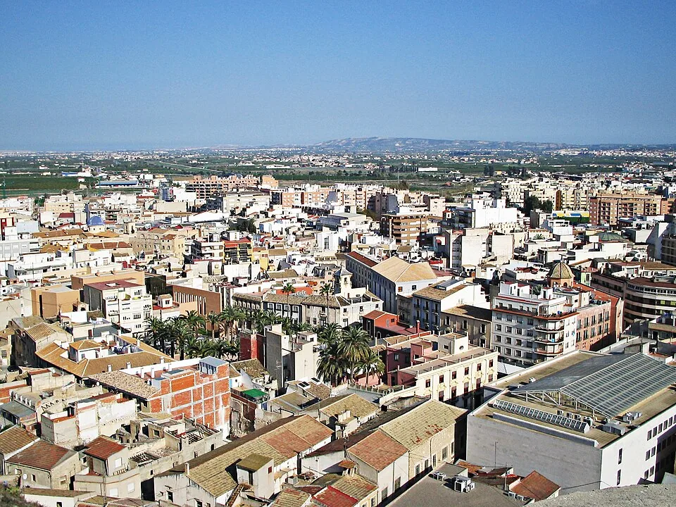 Zicht op Orihuela